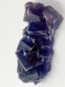 Purple sugar cube fluorite