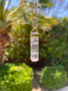 14k Gold Cotton Candy Tourmaline Pendant