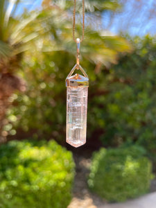 14k Gold Cotton Candy Tourmaline Pendant