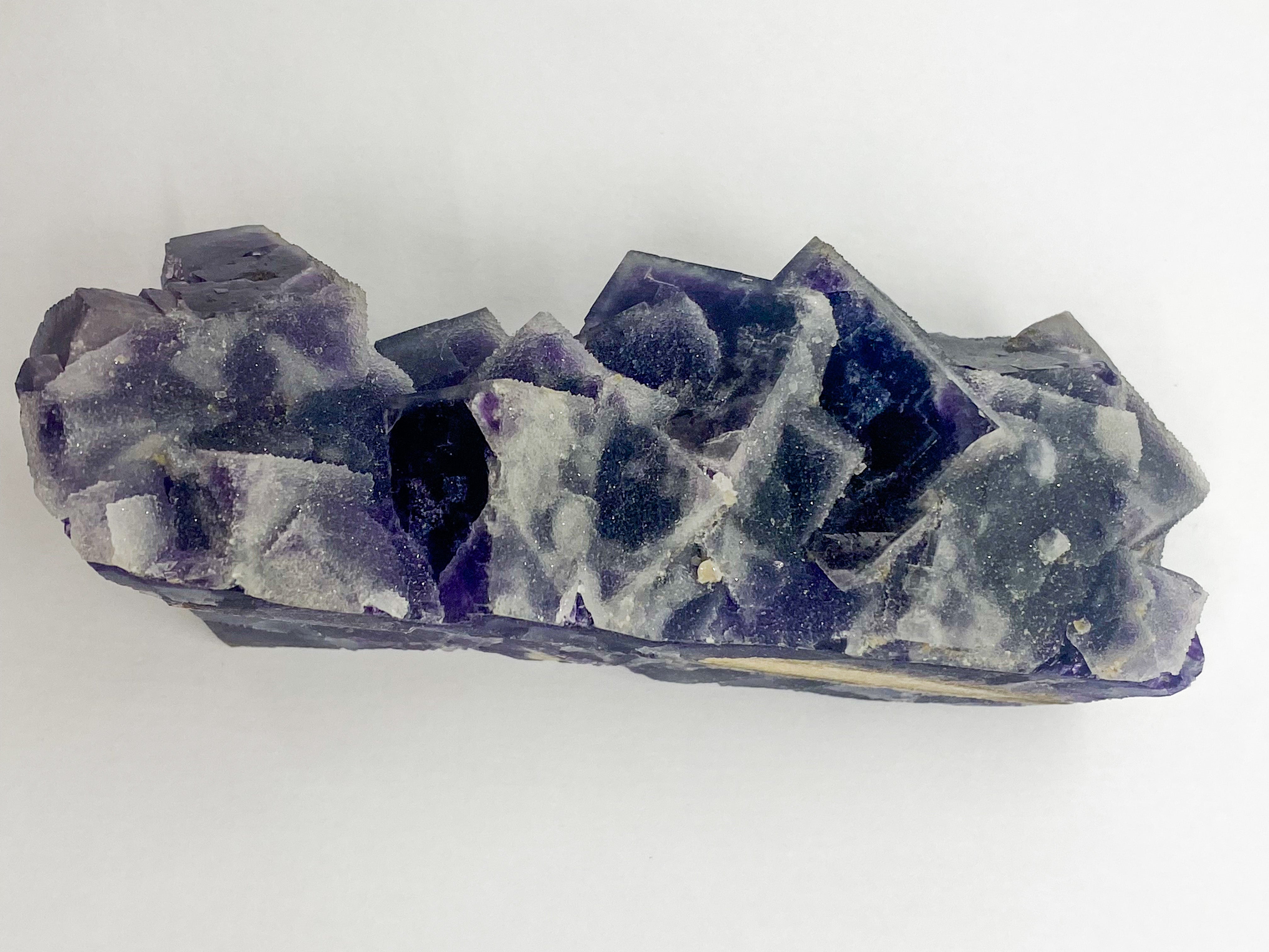Purple sugar cube fluorite