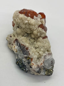 Druzy Quartz with Arsenal Pyrite