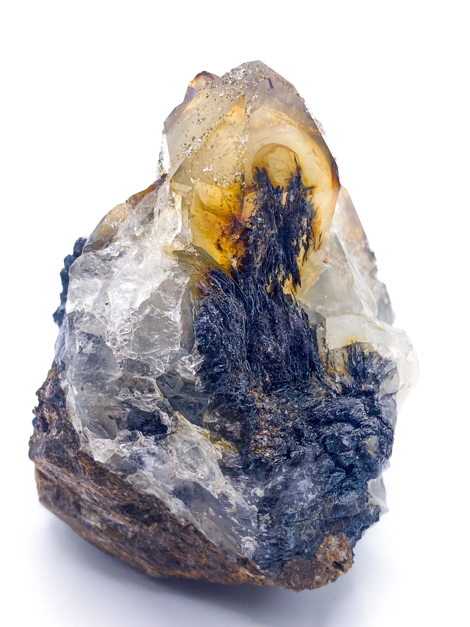 Herkimer Diamond with Specularite