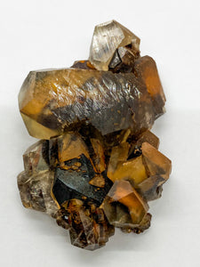 Iron-oxidized Quartz on Calcite