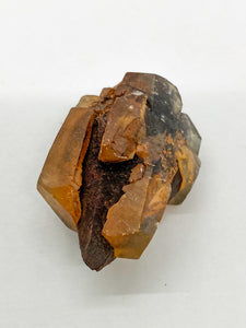 Iron-oxidized Quartz on Calcite