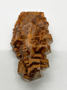 Iron-oxidized Quartz on Calcite