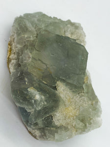 Light Blue Fluorite on  Quartz