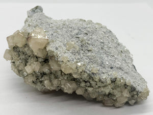 Octahedral Scheelite with Cube Fluorite