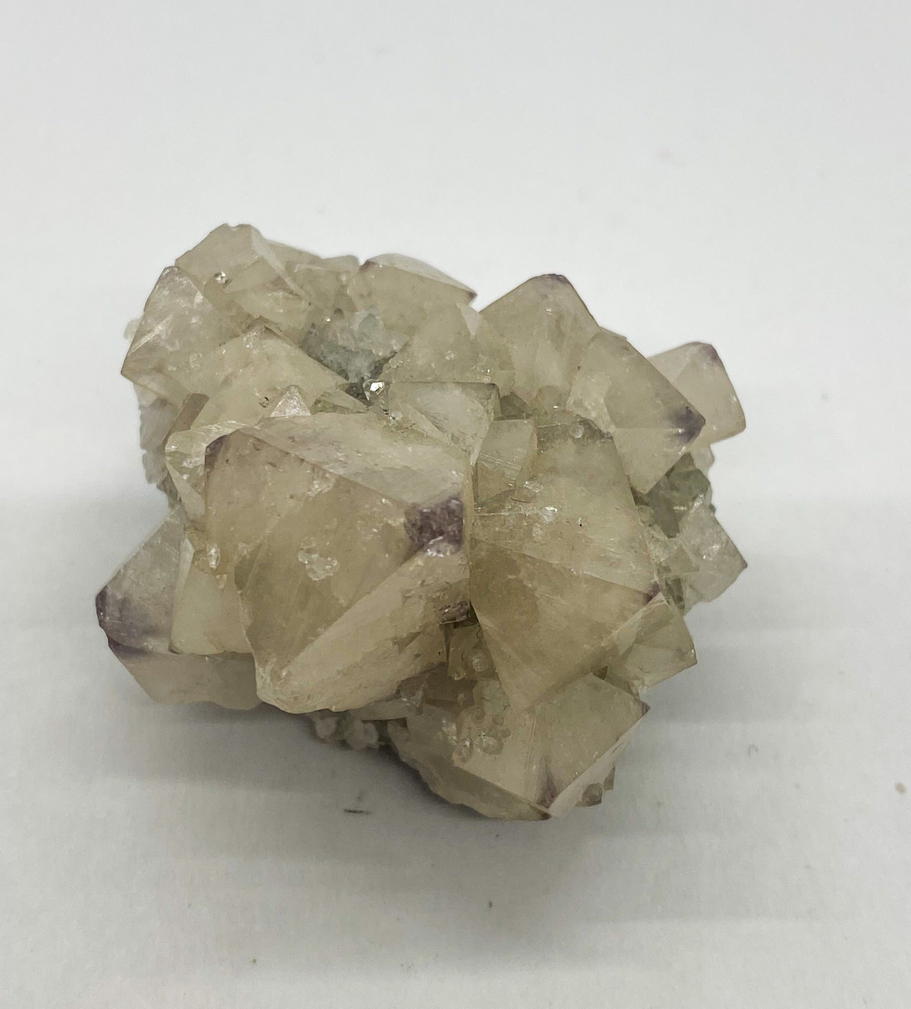Octahedral Scheelite with Cube Fluorite