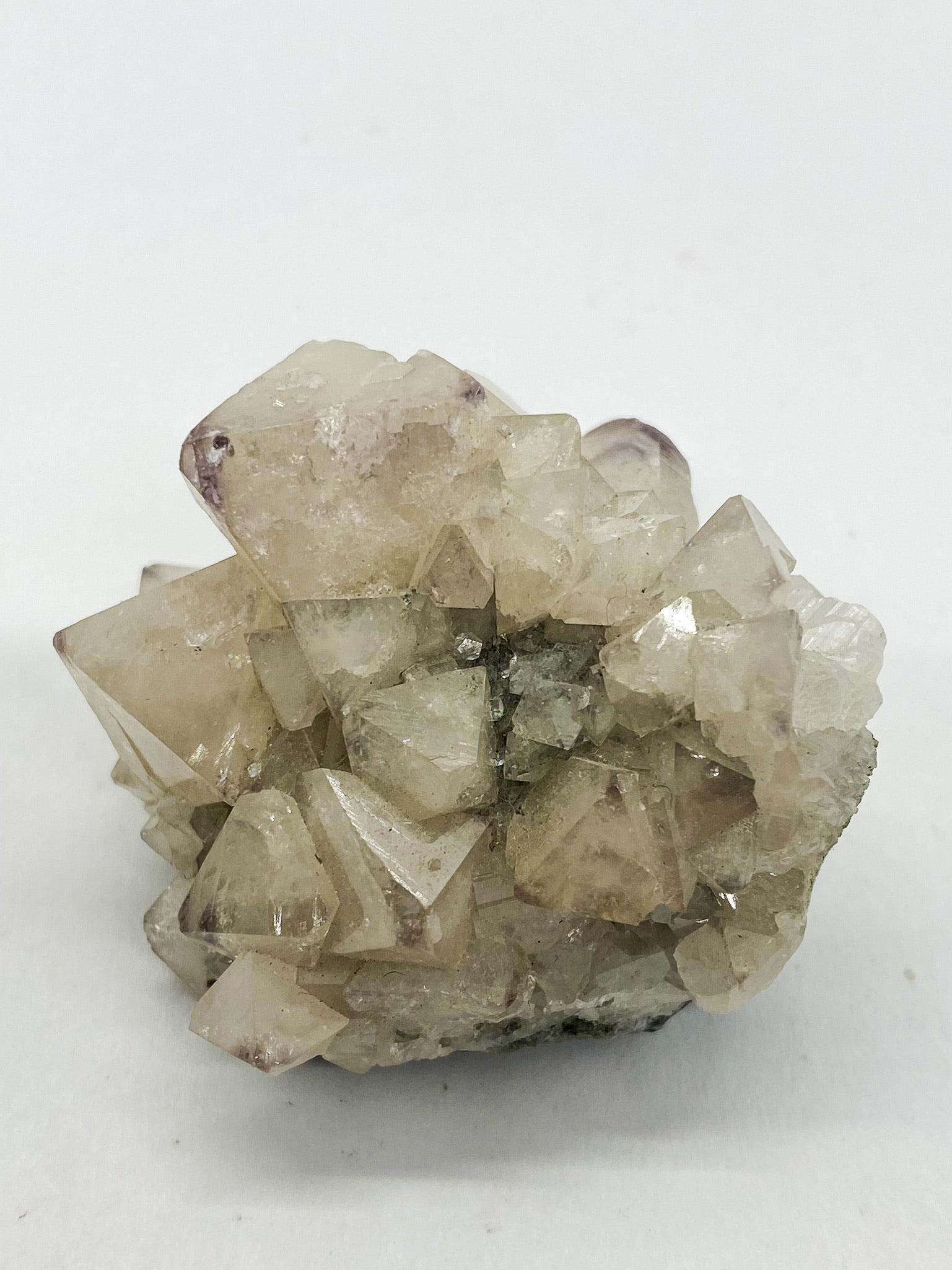 Octahedral Scheelite with Cube Fluorite