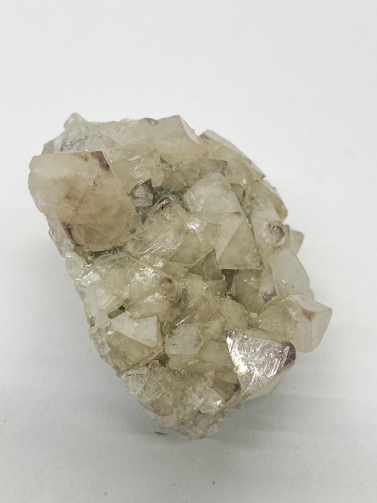 Octahedral Scheelite with Cube Fluorite