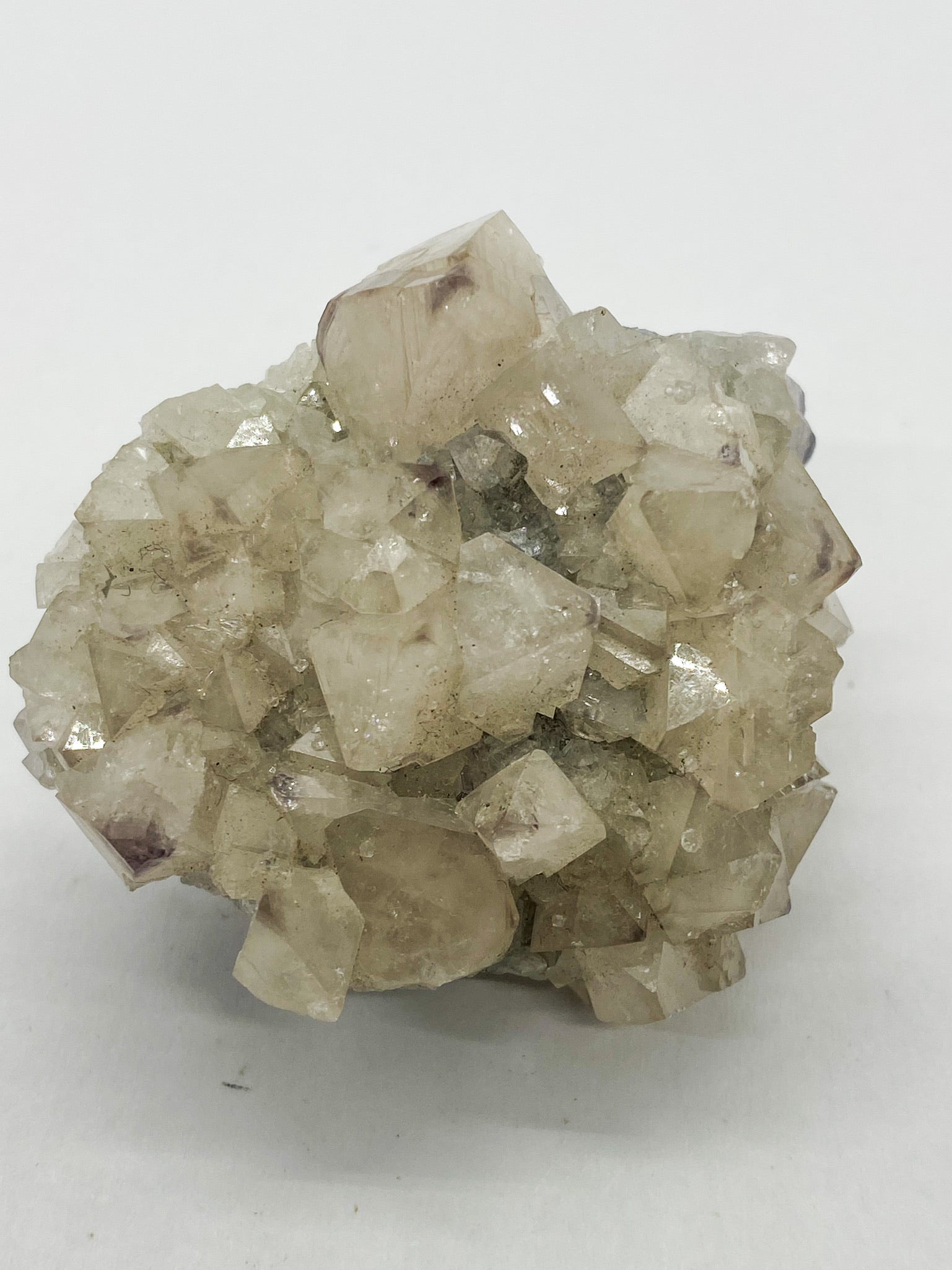 Octahedral Scheelite with Cube Fluorite