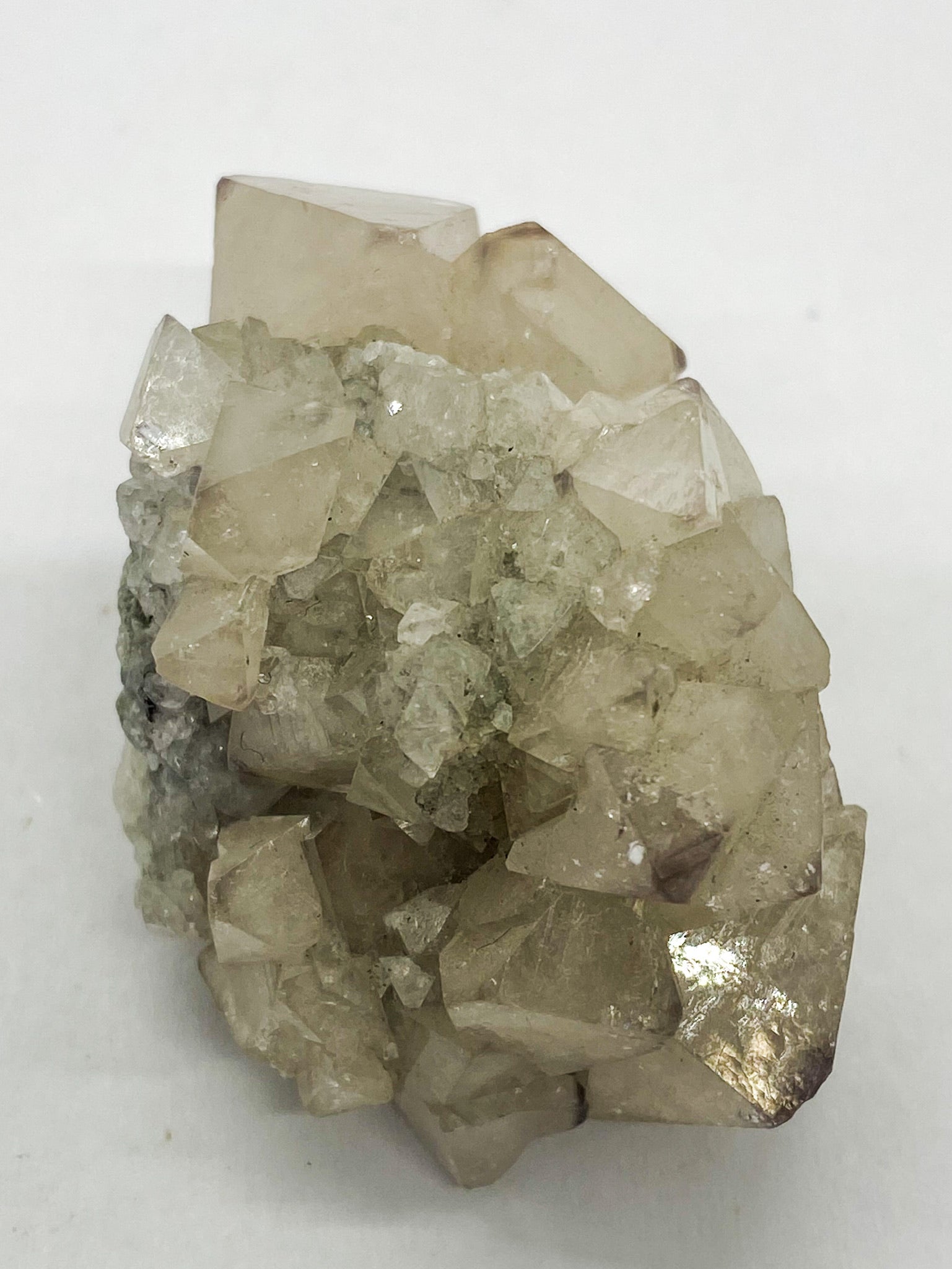Octahedral Scheelite with Cube Fluorite