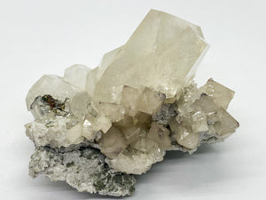 Octahedral Scheelite with Cube Fluorite