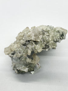 Octahedral Scheelite with Cube Fluorite