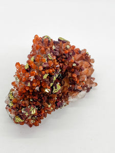 Red Quartz with Pyrite