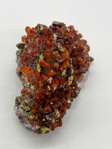 Red Quartz with Pyrite