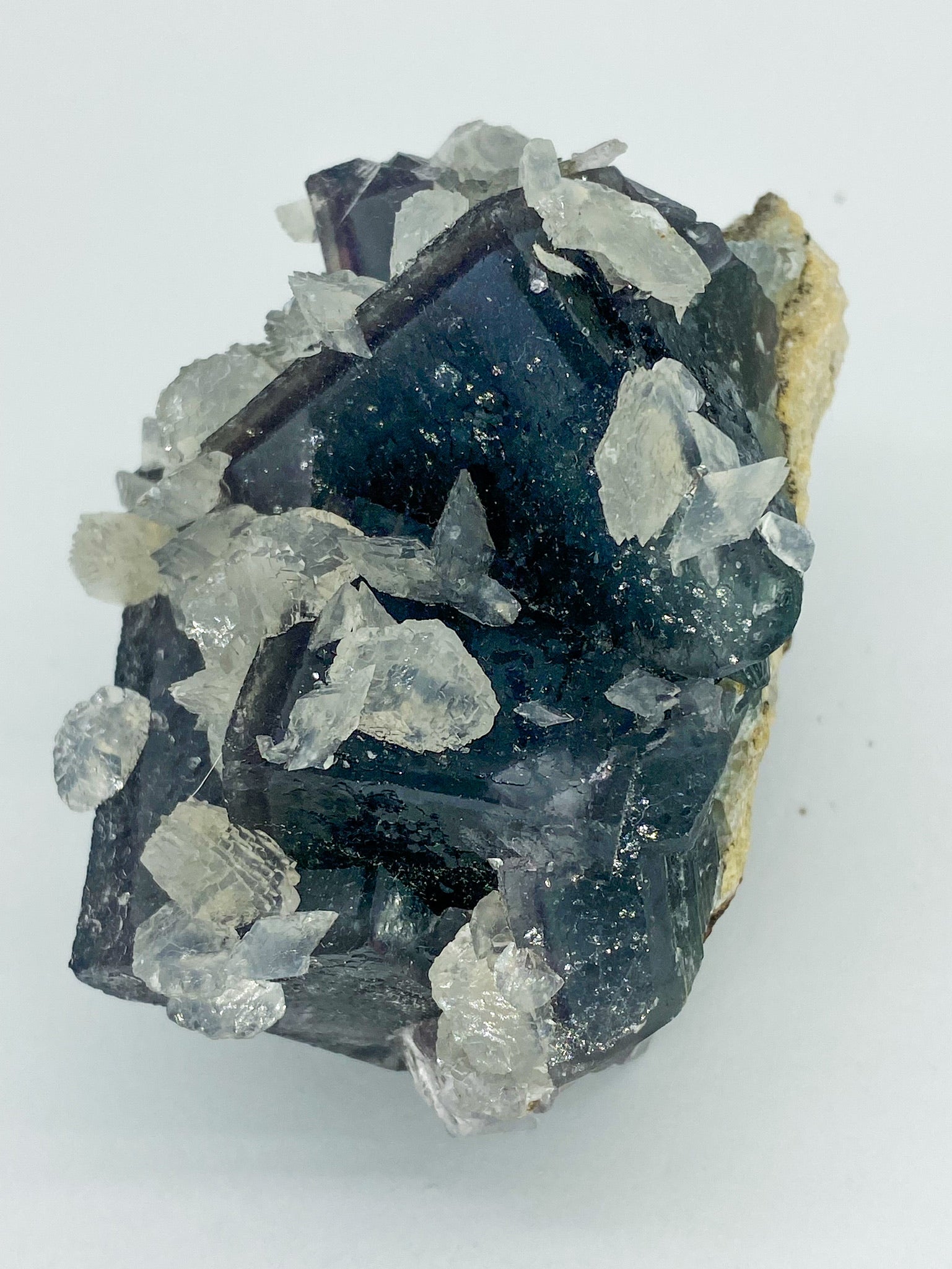 Fluorite with Calcite