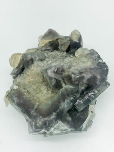 Fluorite with Calcite
