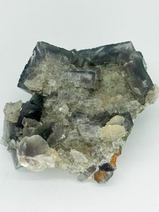 Fluorite with Calcite
