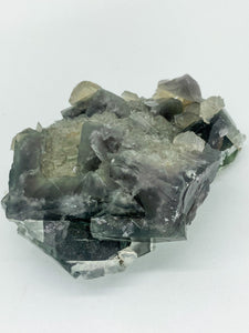 Fluorite with Calcite