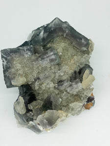 Fluorite with Calcite
