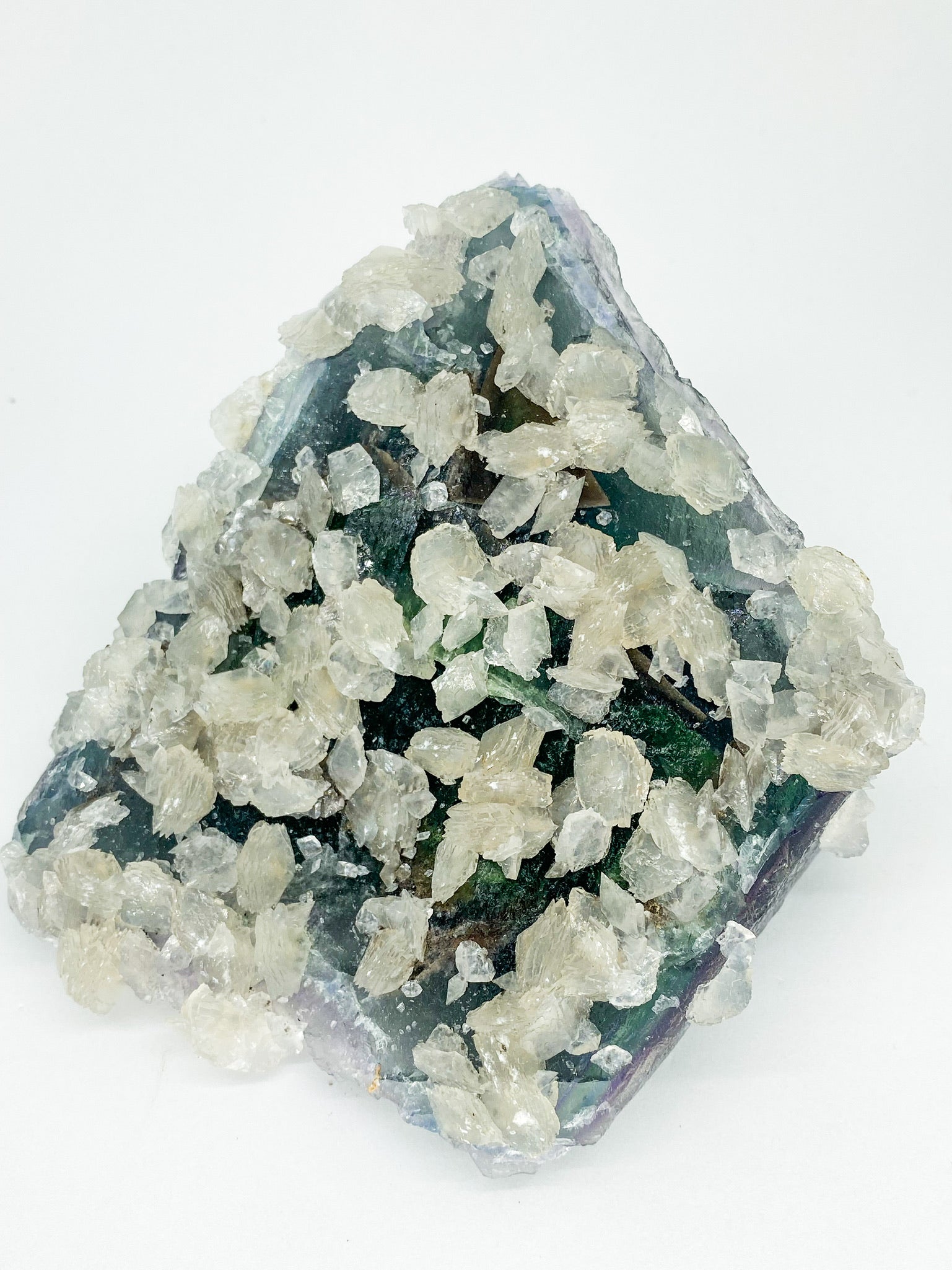 Fluorite with Calcite