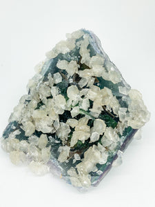 Fluorite with Calcite