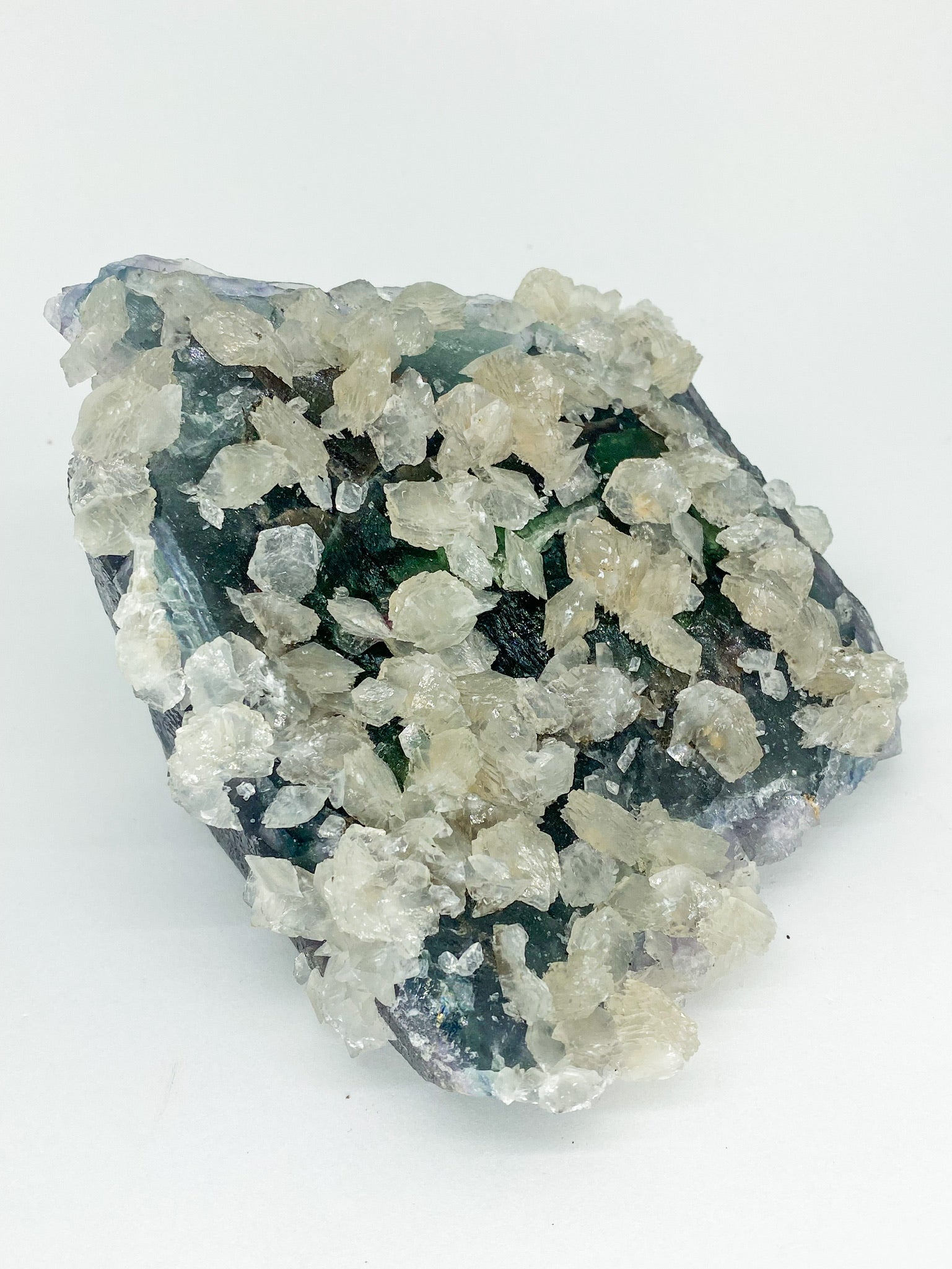 Fluorite with Calcite