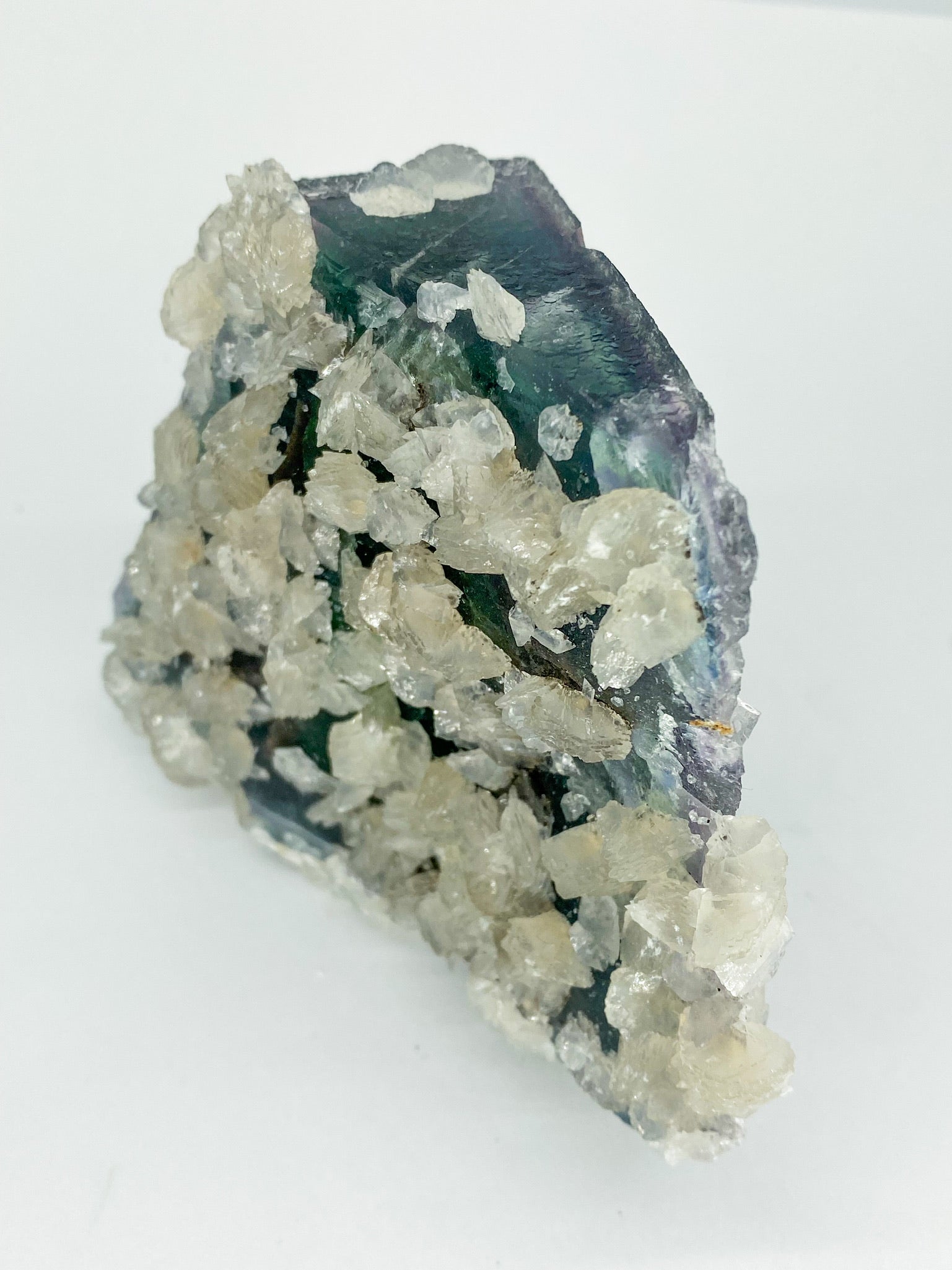 Fluorite with Calcite