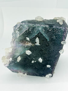 Fluorite with Calcite