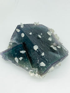 Fluorite with Calcite