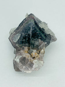 Fluorite with calcite