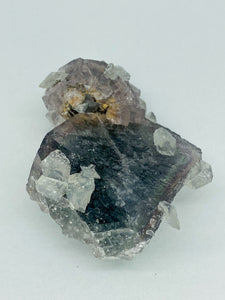Fluorite with calcite